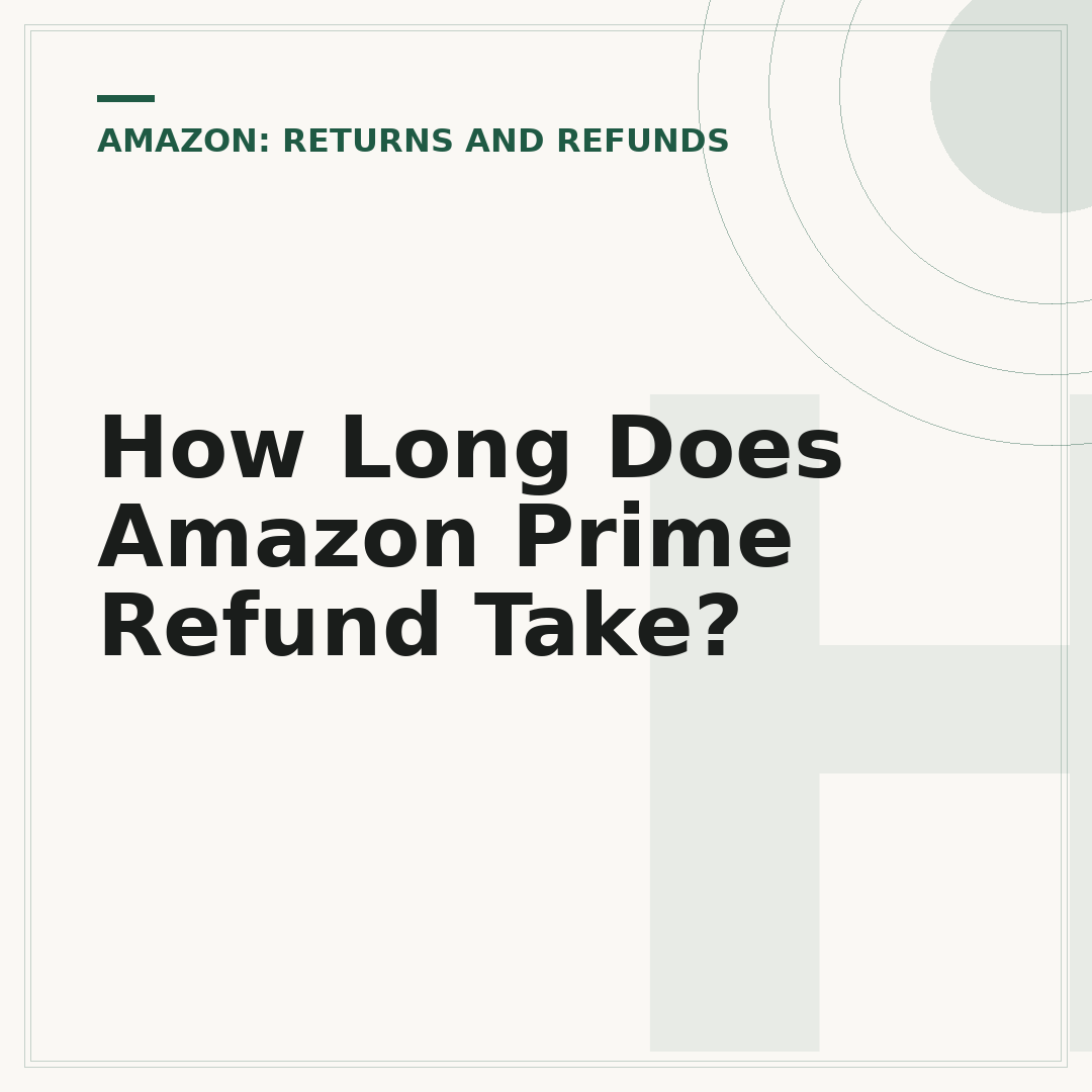 How Long Does Amazon Prime Refund Take?