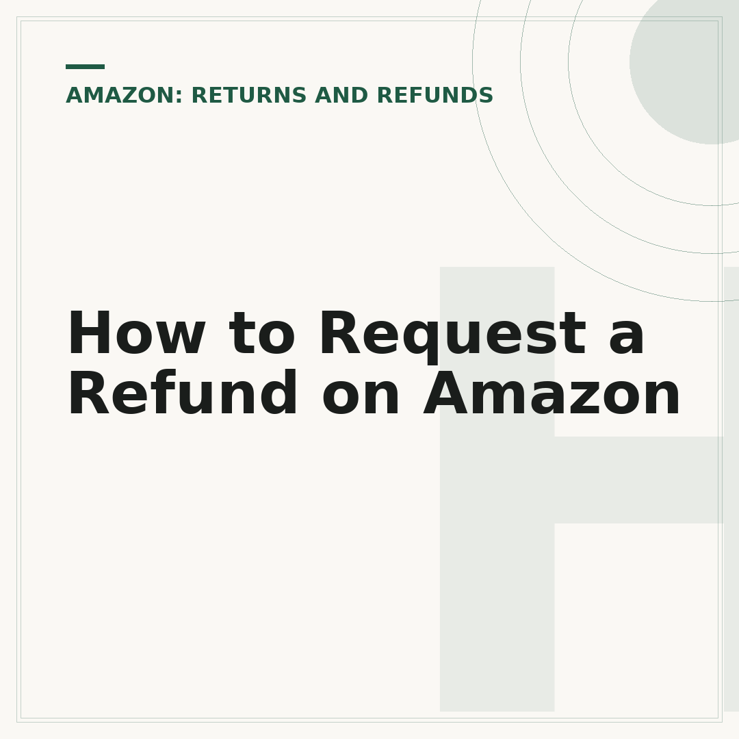 How to Request a Refund on Amazon