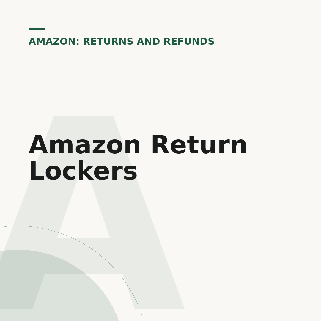 Amazon Return Lockers