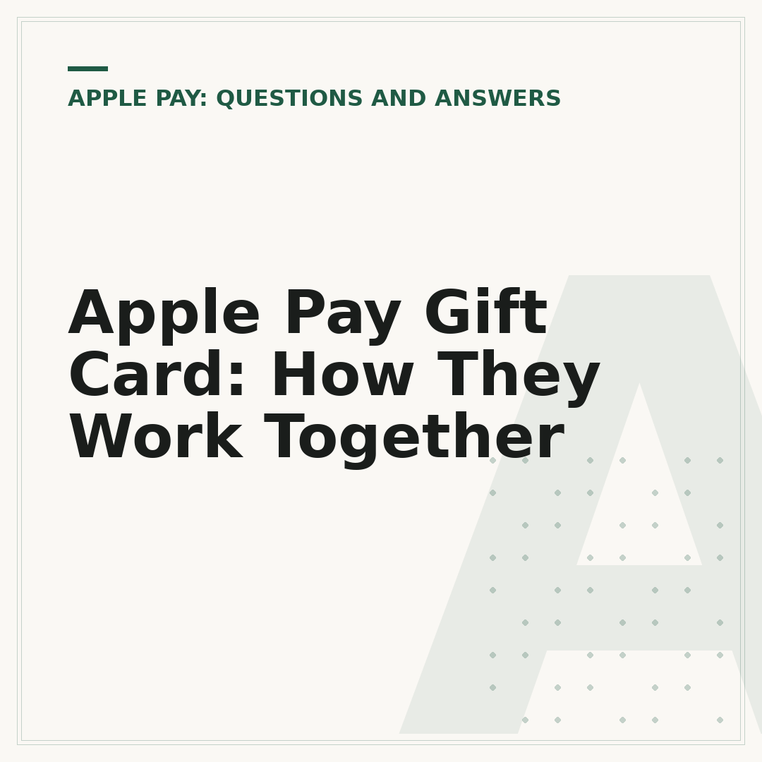 Apple Pay Gift Card: How They Work Together