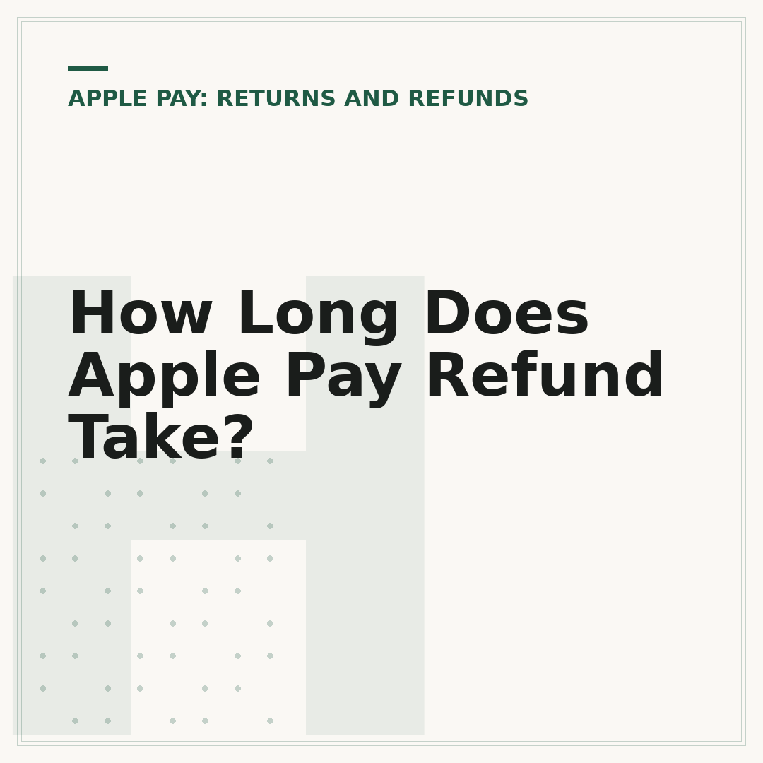 How Long Does Apple Pay Refund Take?