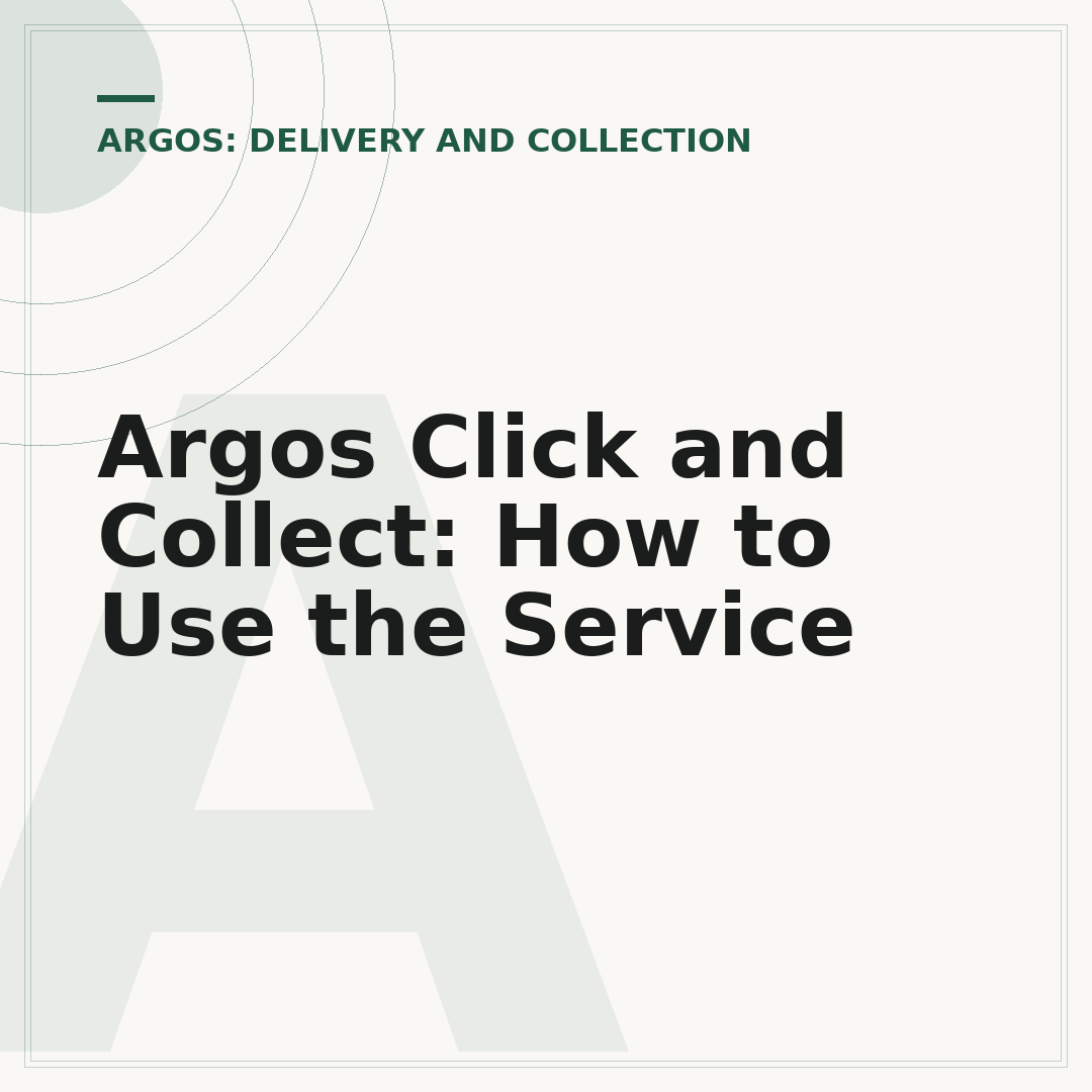 Argos Click and Collect: How to Use the Service