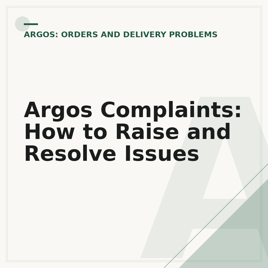 Argos Complaints: How to Raise and Resolve Issues