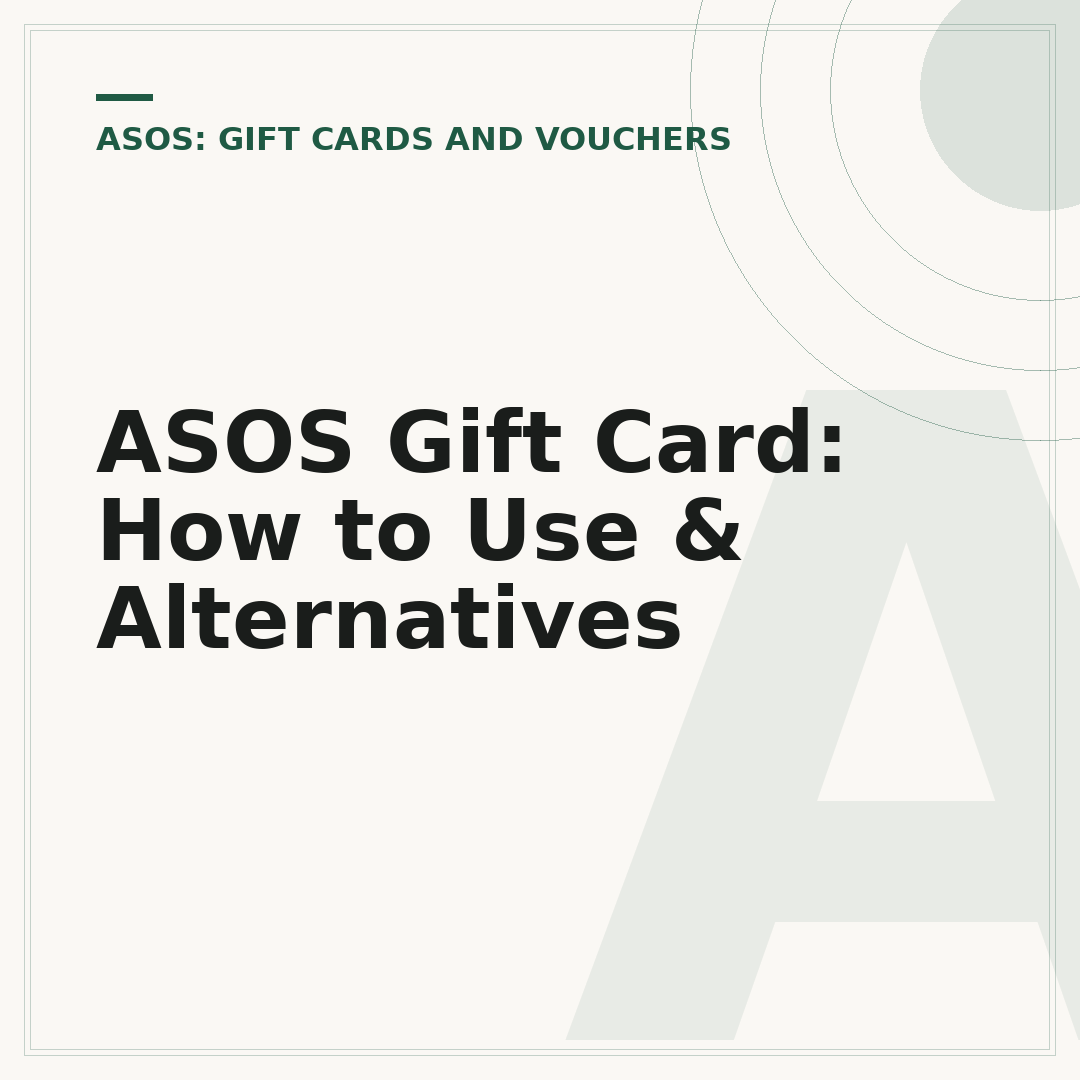 ASOS Gift Card: How to Use & Alternatives