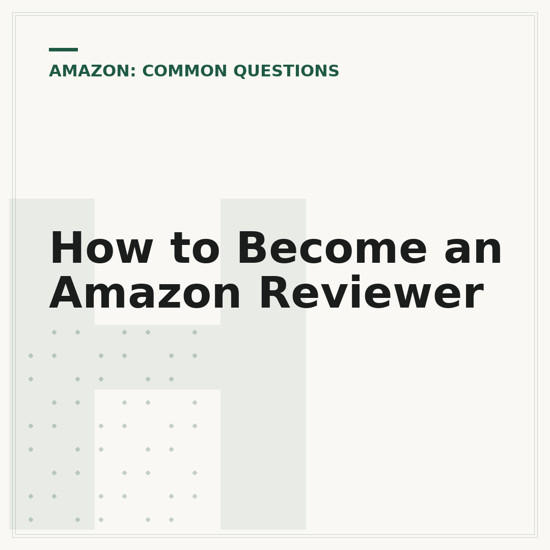 How to Become an Amazon Reviewer
