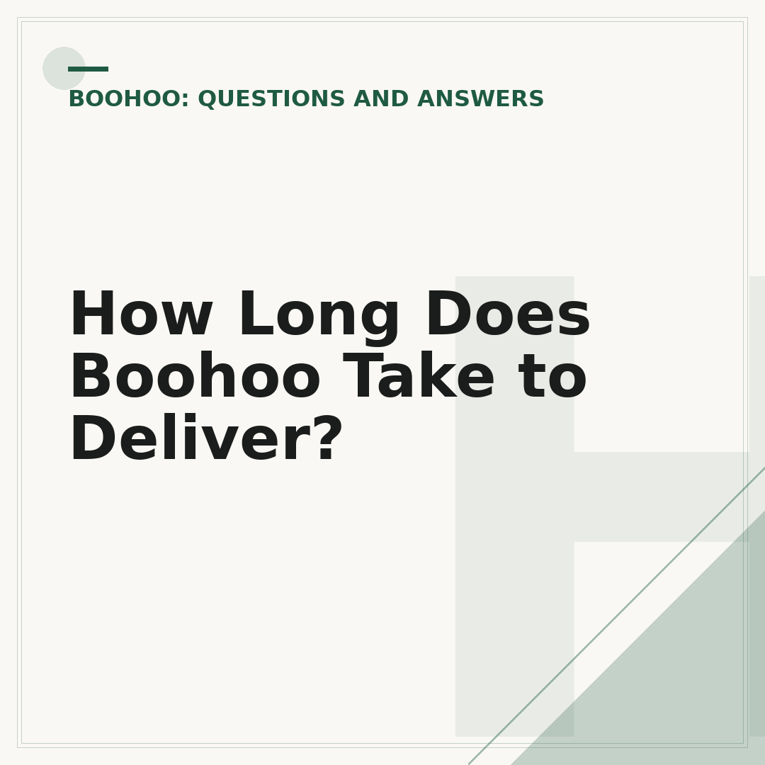 How Long Does Boohoo Take to Deliver?