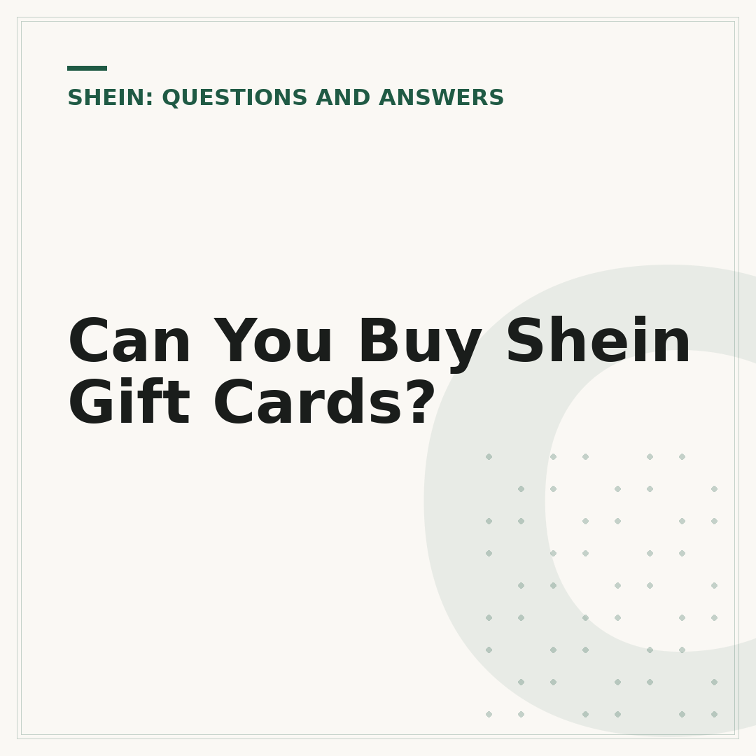 Can You Buy Shein Gift Cards?