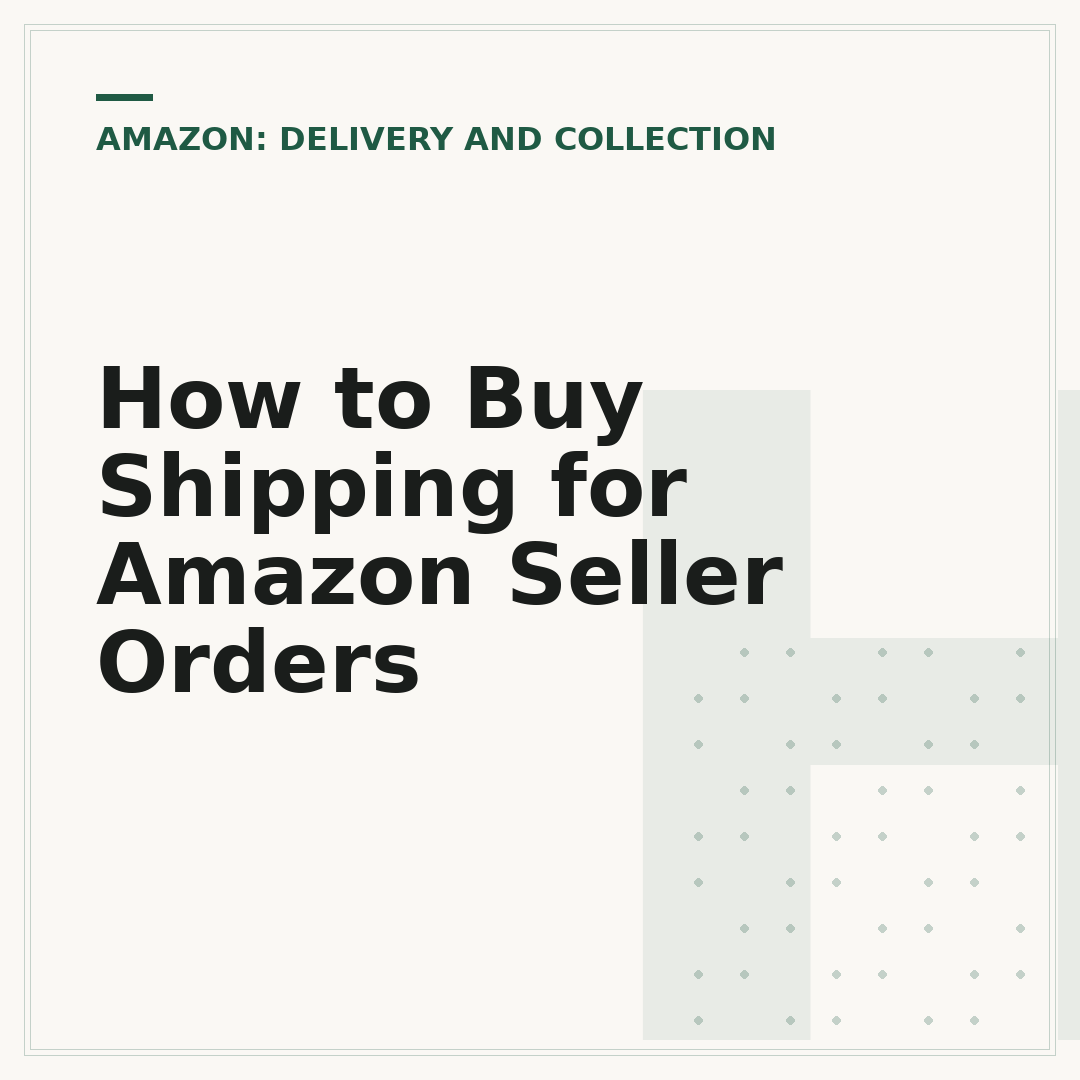 How to Buy Shipping for Amazon Seller Orders