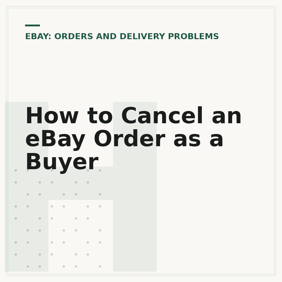 How to Cancel an eBay Order as a Buyer