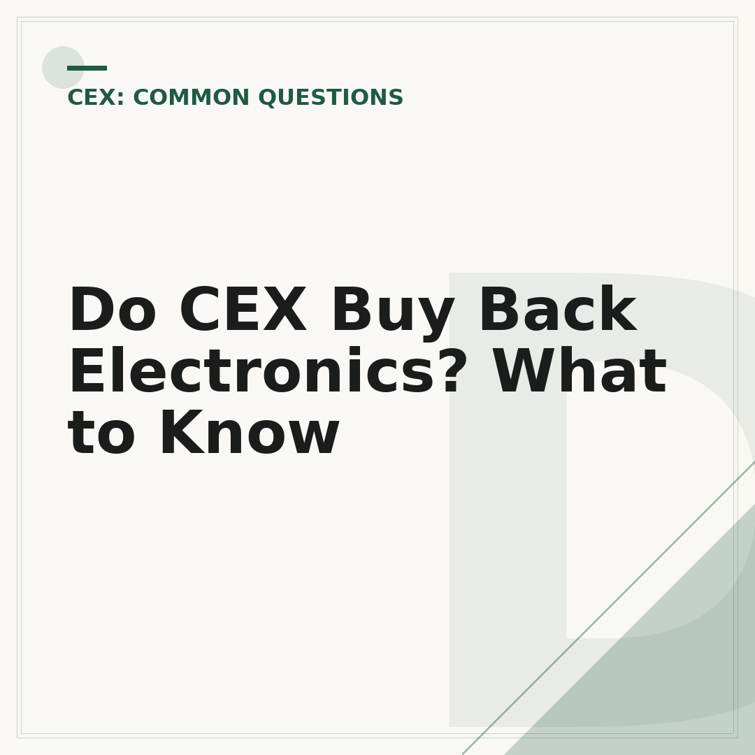 Do CEX Buy Back Electronics? What to Know