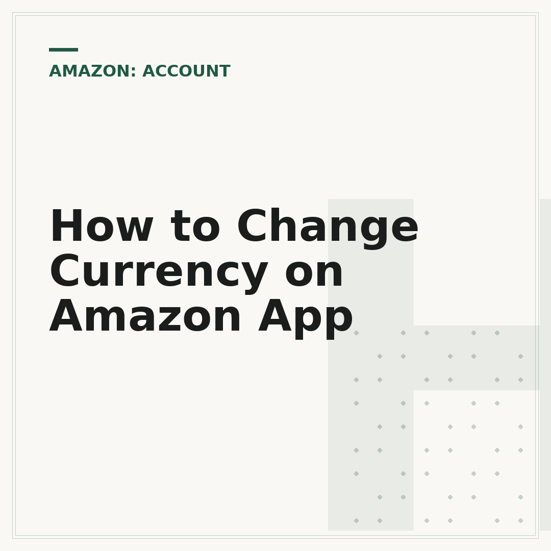 How to Change Currency on Amazon App