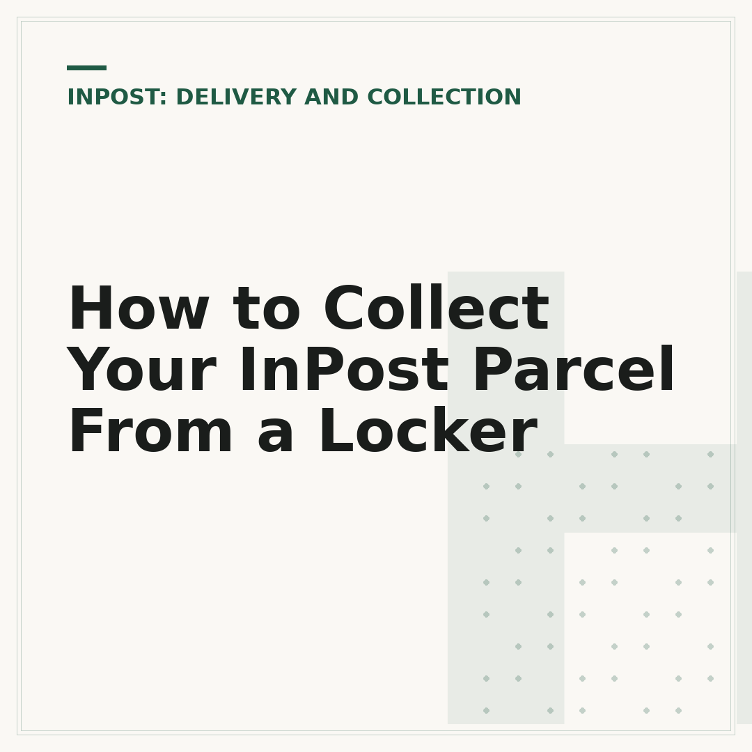 How to Collect Your InPost Parcel From a Locker