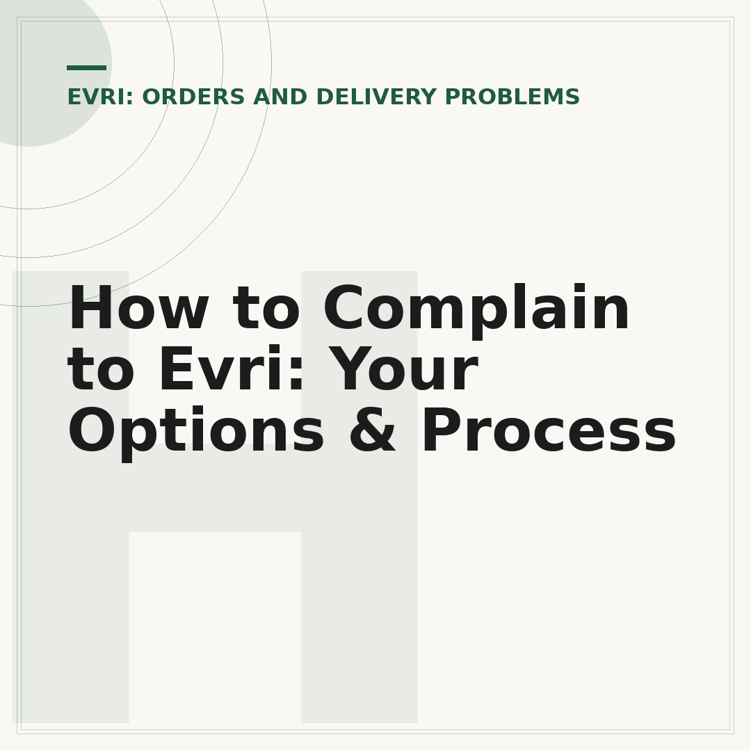 How to Complain to Evri: Your Options & Process