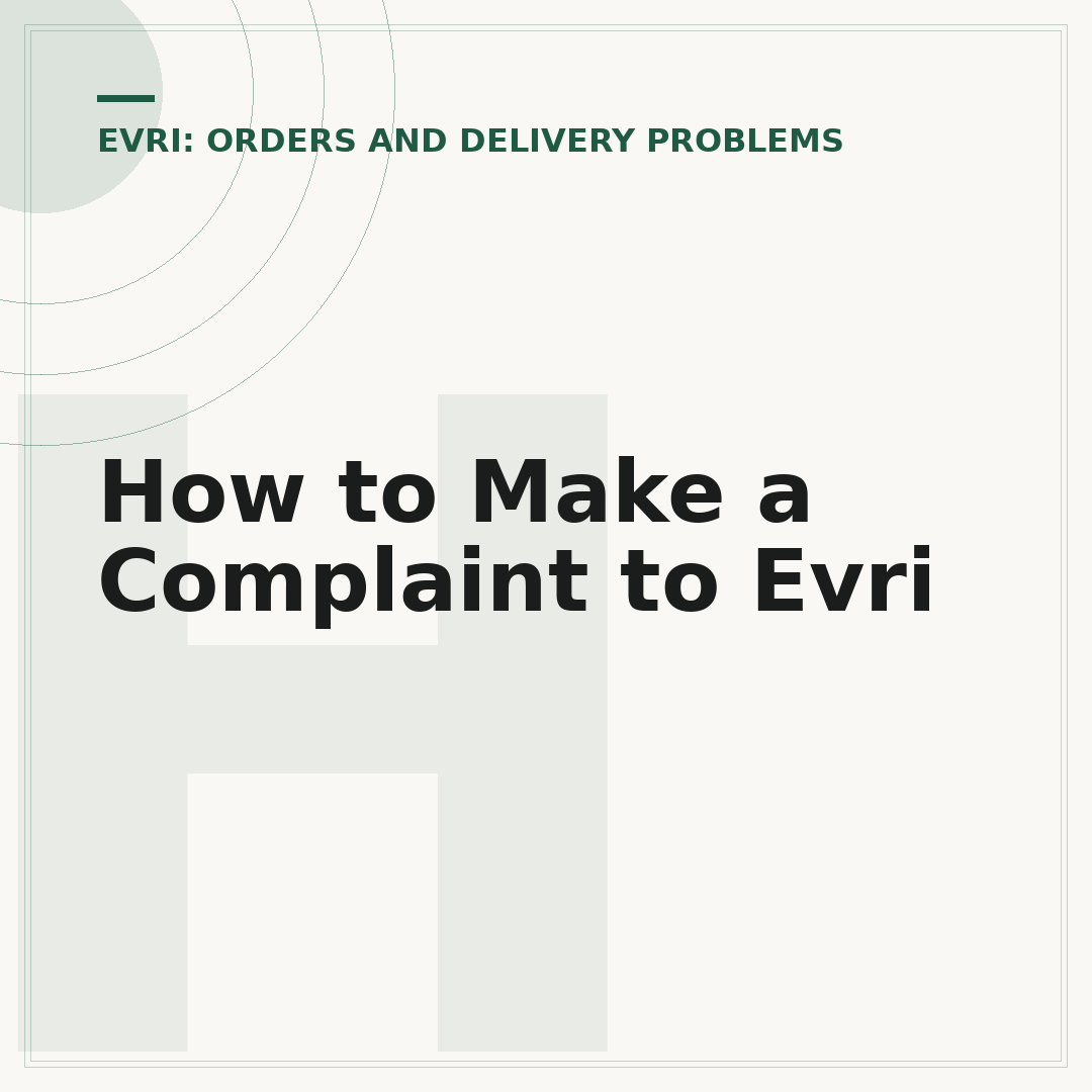 How to Make a Complaint to Evri