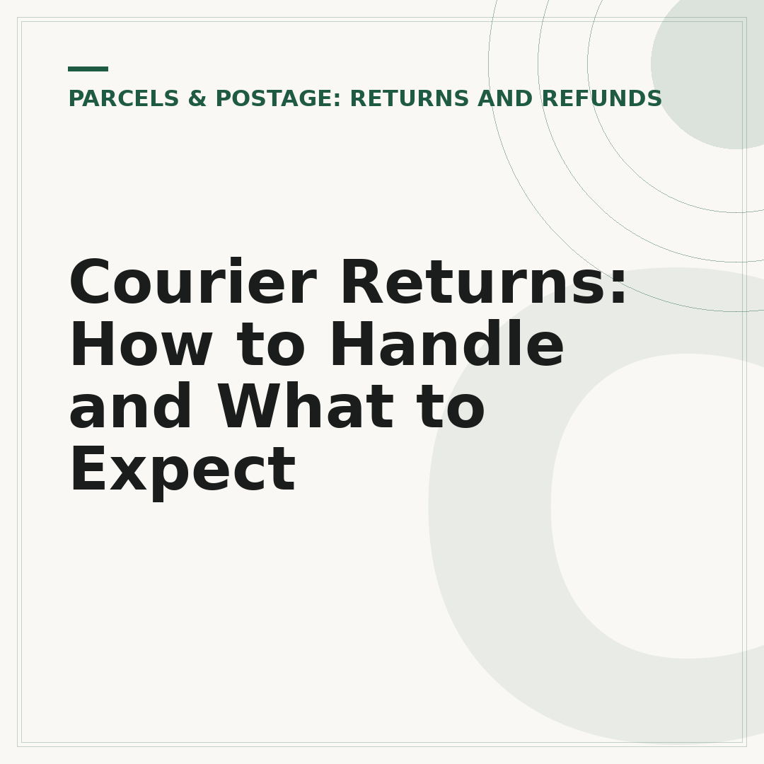 Courier Returns: How to Handle and What to Expect