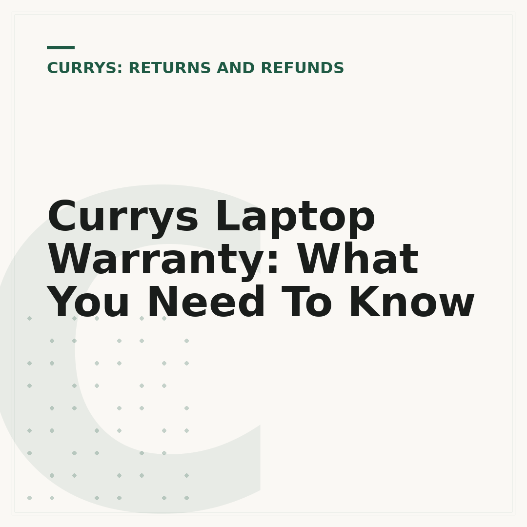 Currys Laptop Warranty: What You Need To Know