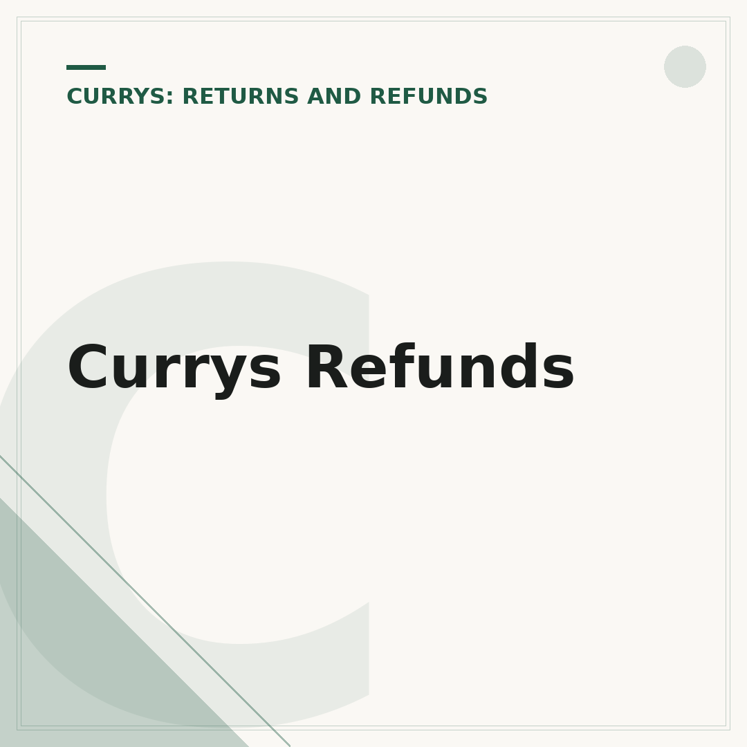 Currys Refunds