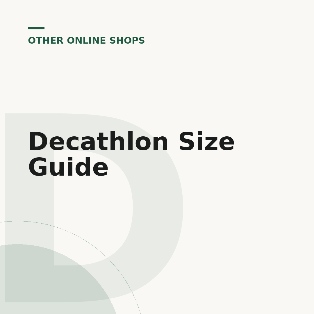 Decathlon Size Guide