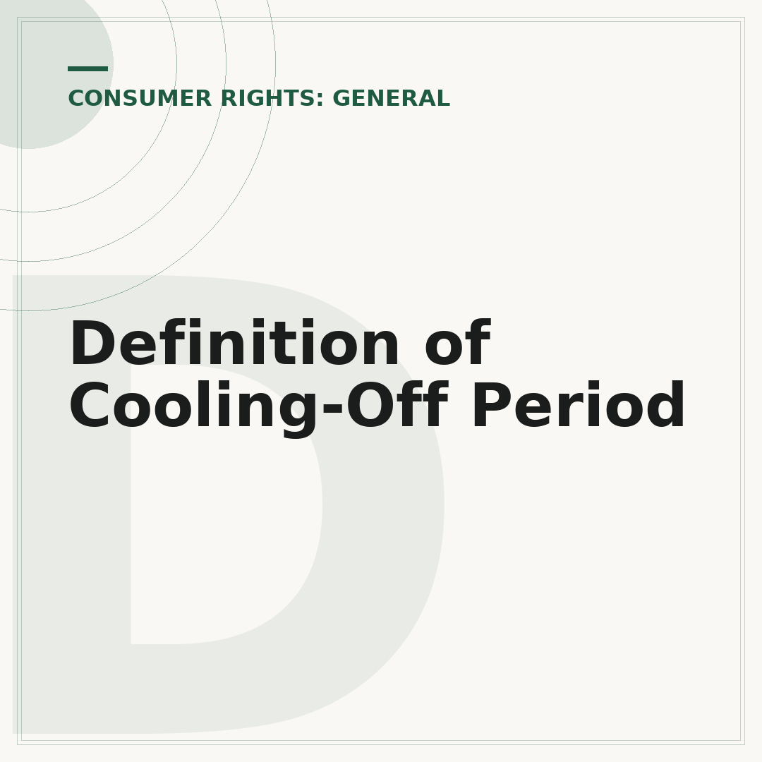 Definition of Cooling-Off Period