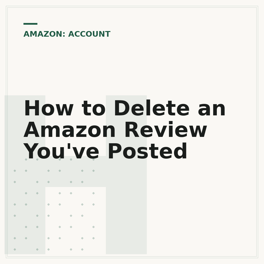 How to Delete an Amazon Review You've Posted