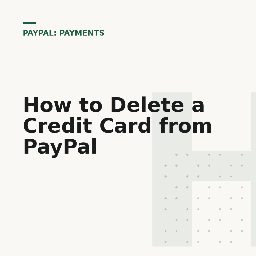 How to Delete a Credit Card from PayPal