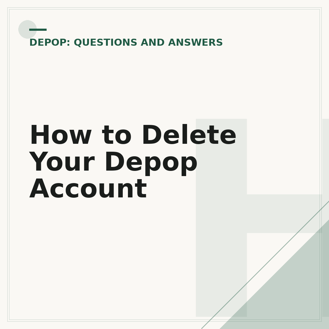 How to Delete Your Depop Account