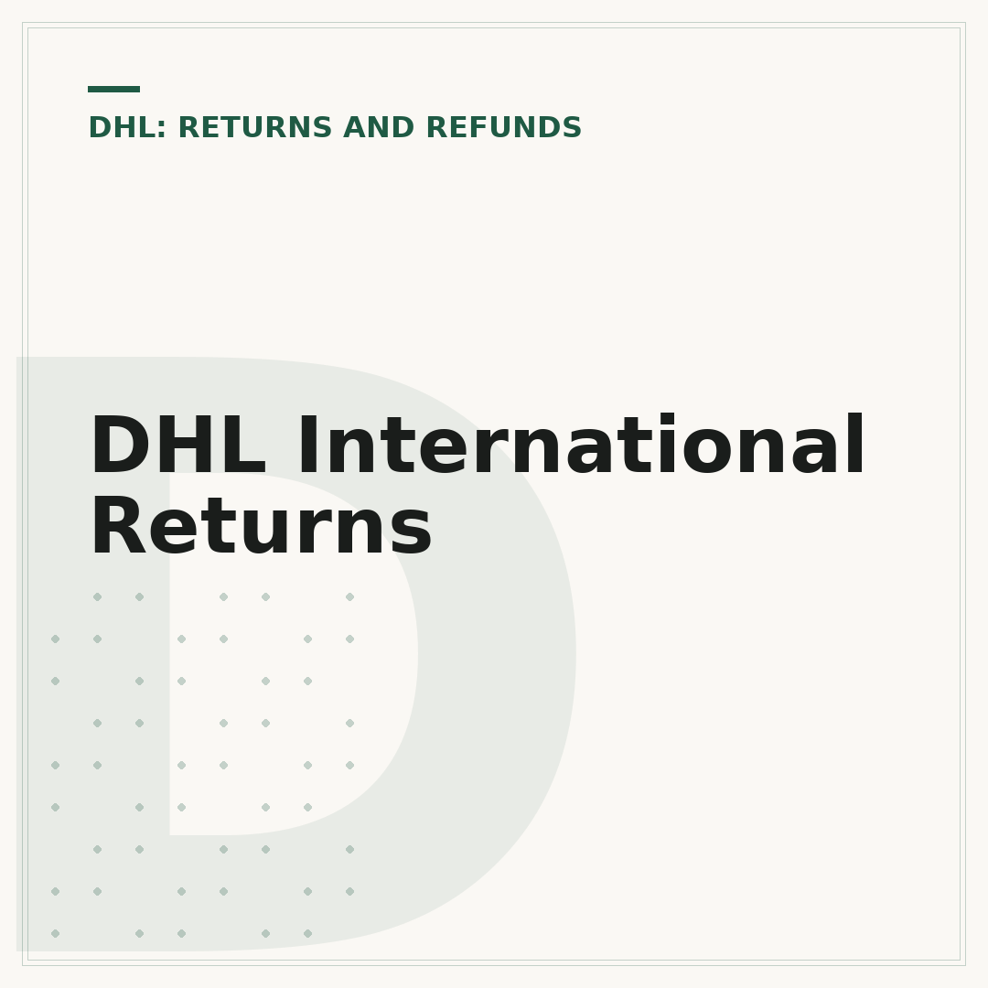 DHL International Returns