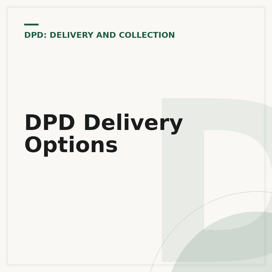 DPD Delivery Options
