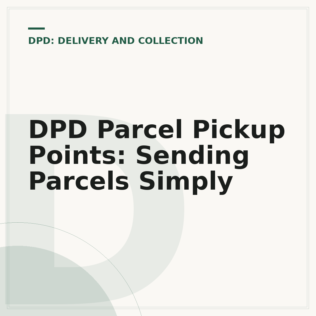 DPD Parcel Pickup Points: Sending Parcels Simply