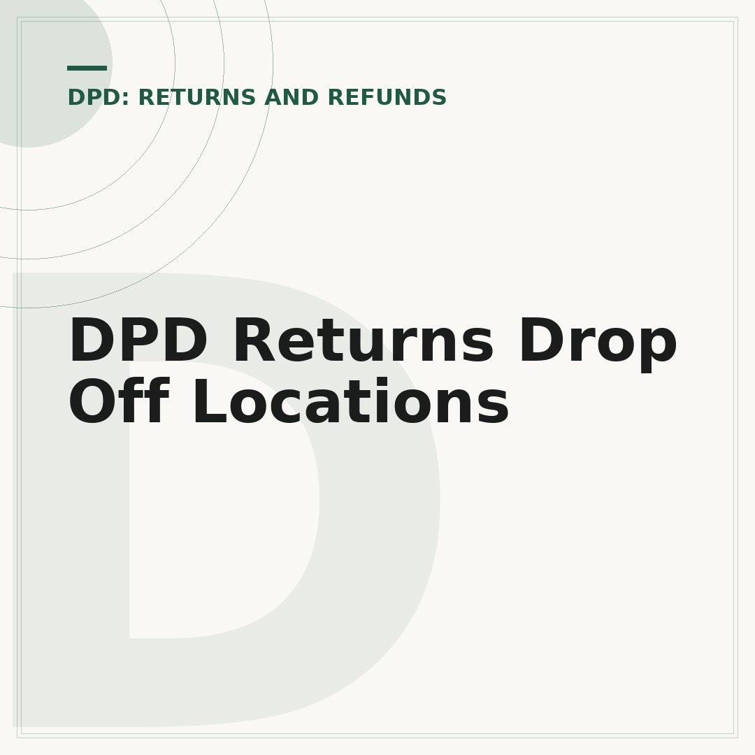 DPD Returns Drop Off Locations