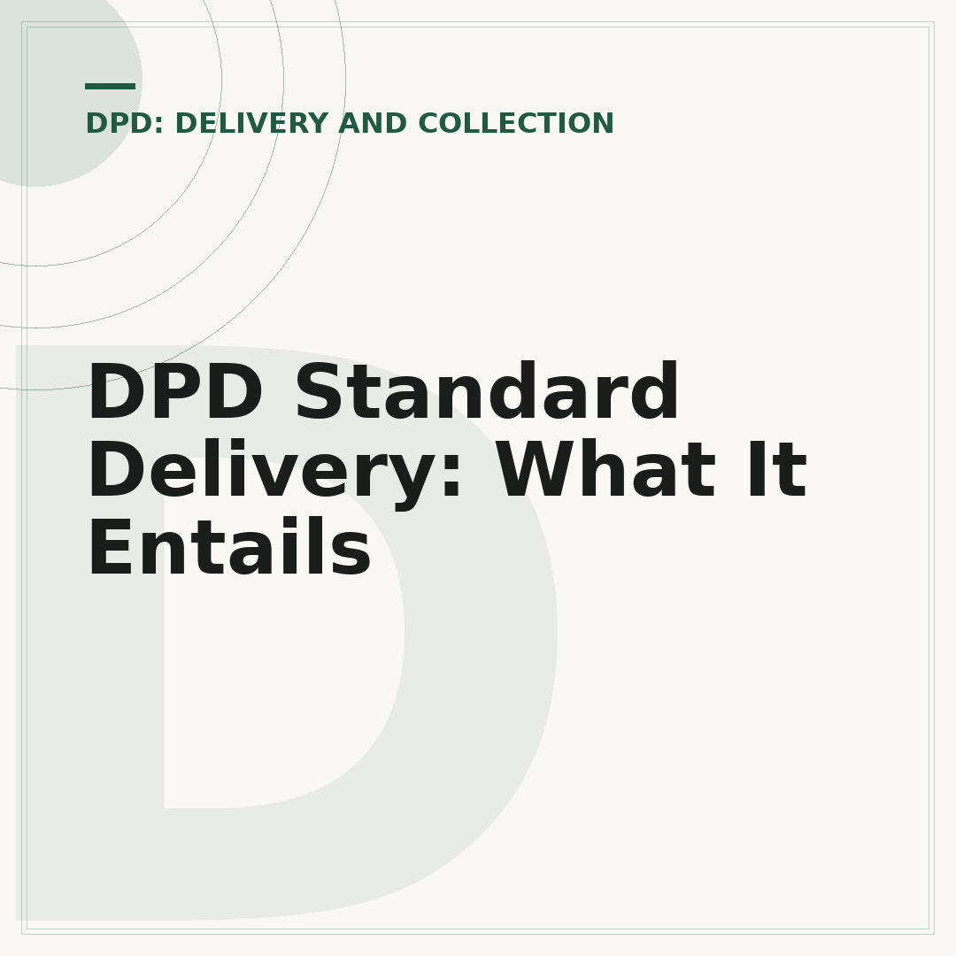 DPD Standard Delivery: What It Entails
