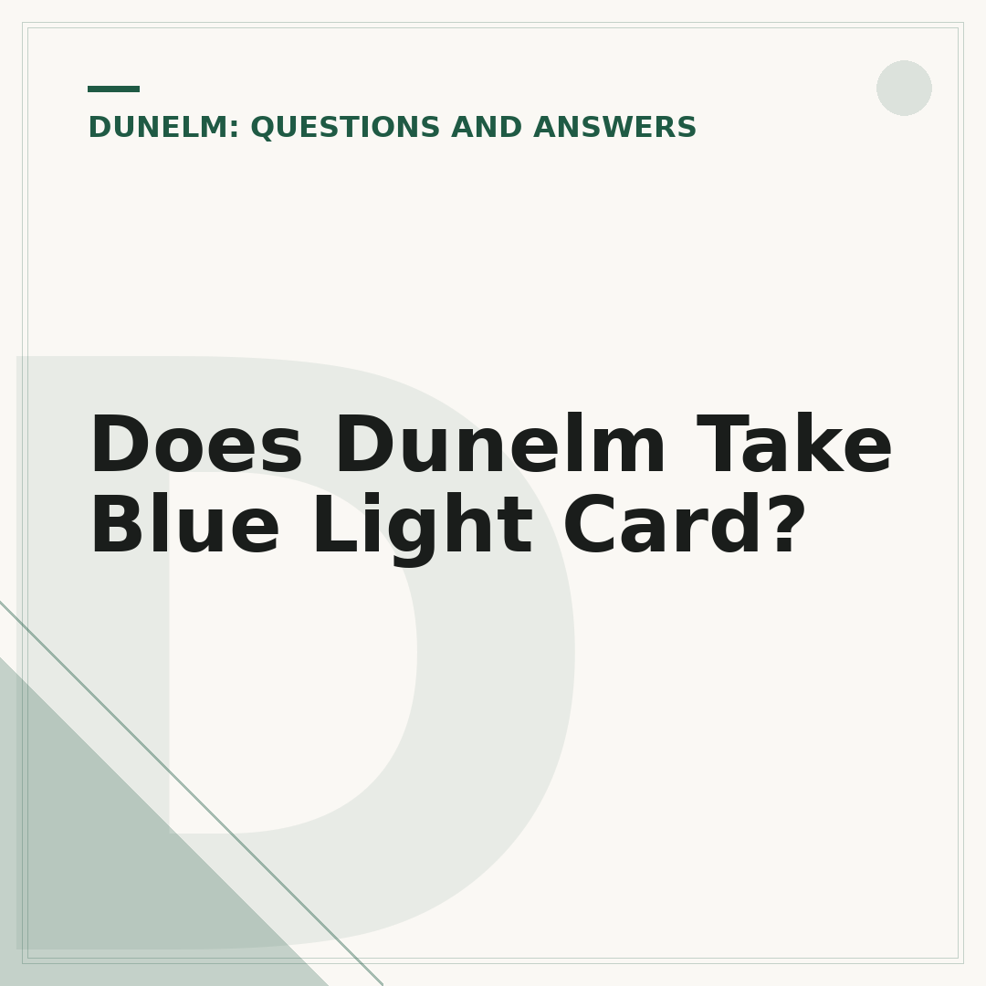 Does Dunelm Take Blue Light Card?