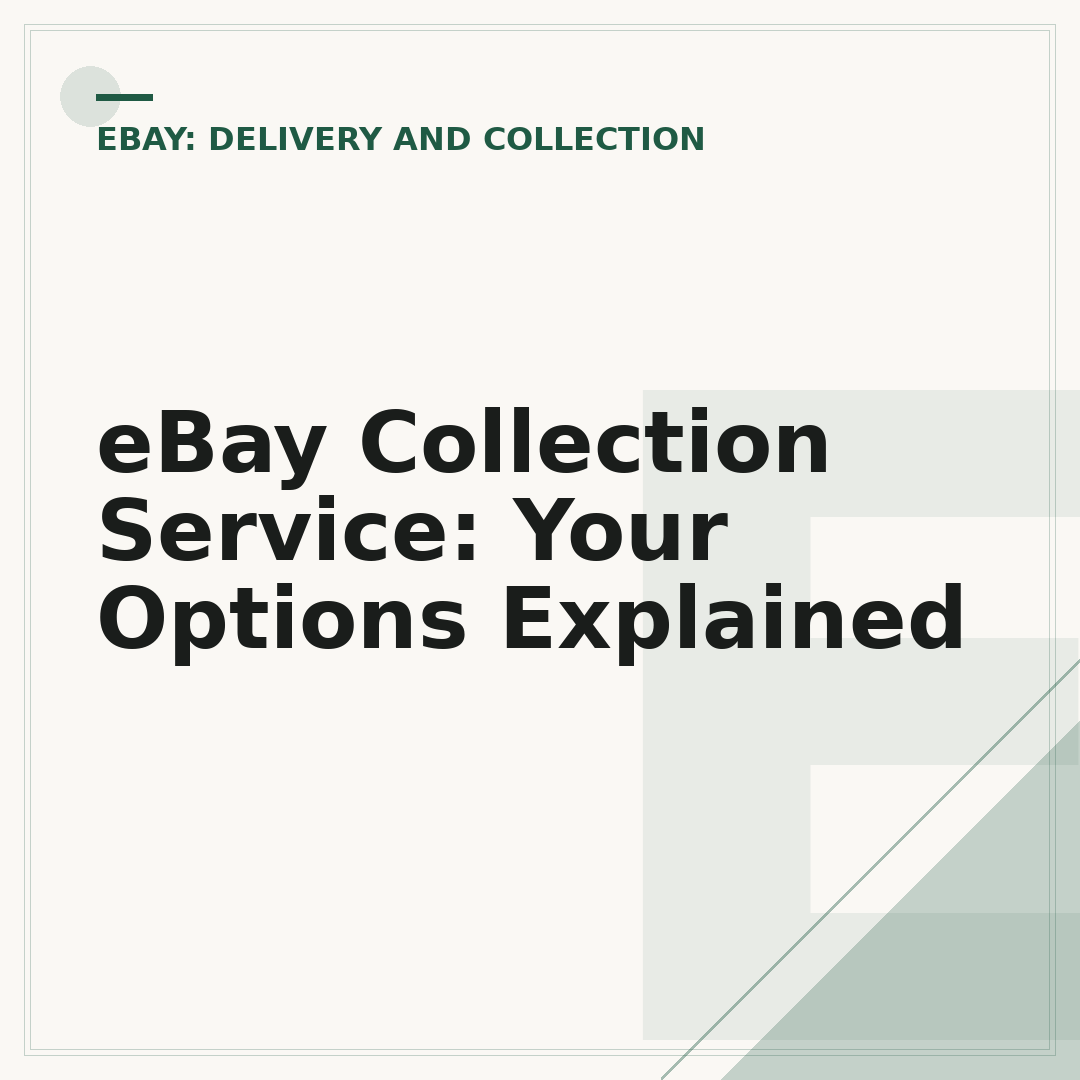 eBay Collection Service: Your Options Explained