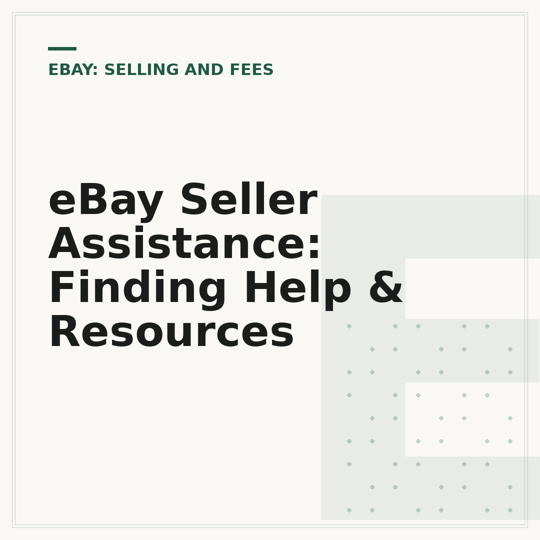 eBay Seller Assistance: Finding Help & Resources