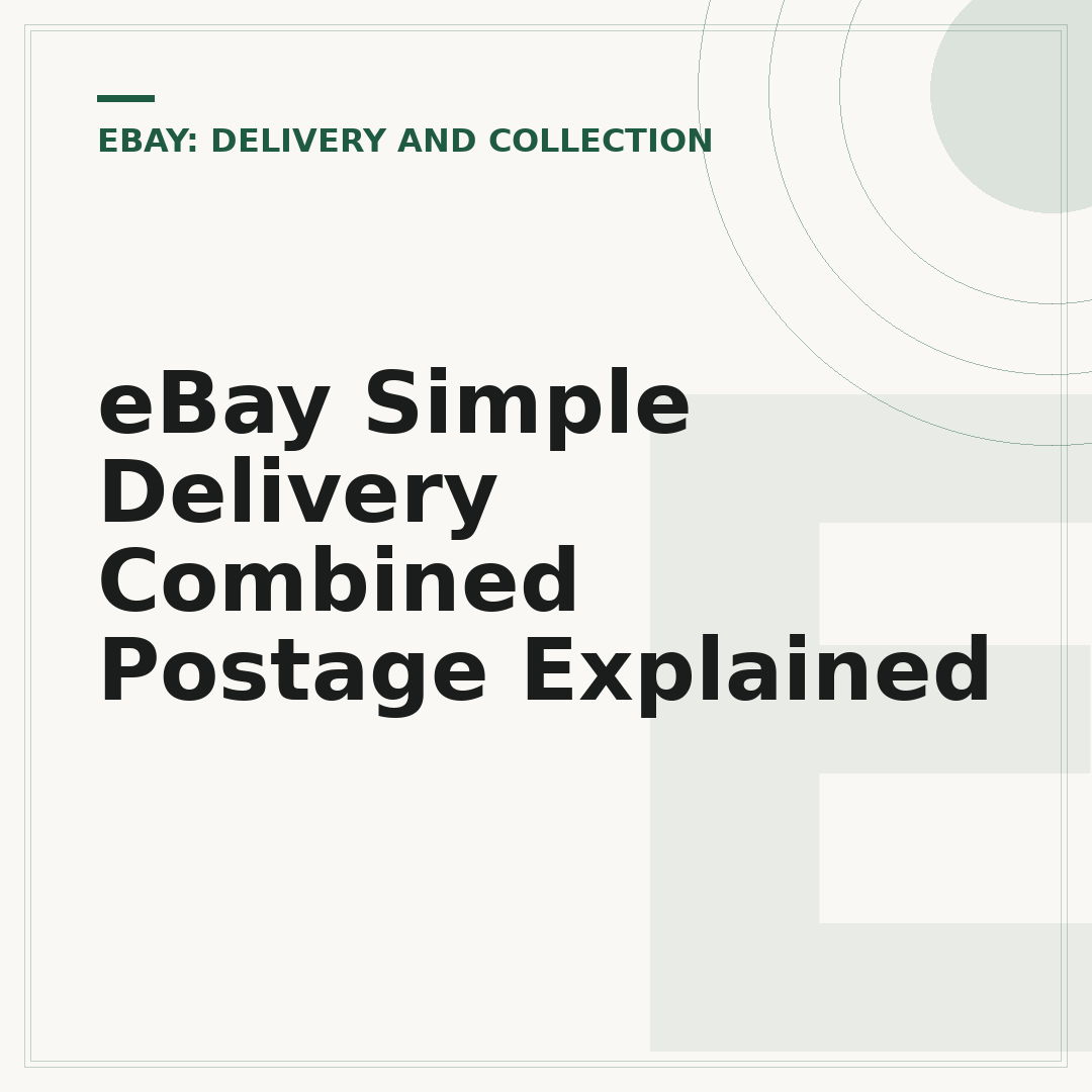eBay Simple Delivery Combined Postage Explained