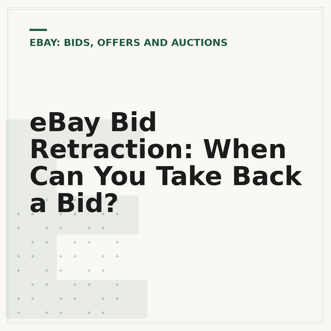 eBay Bid Retraction: When Can You Take Back a Bid?