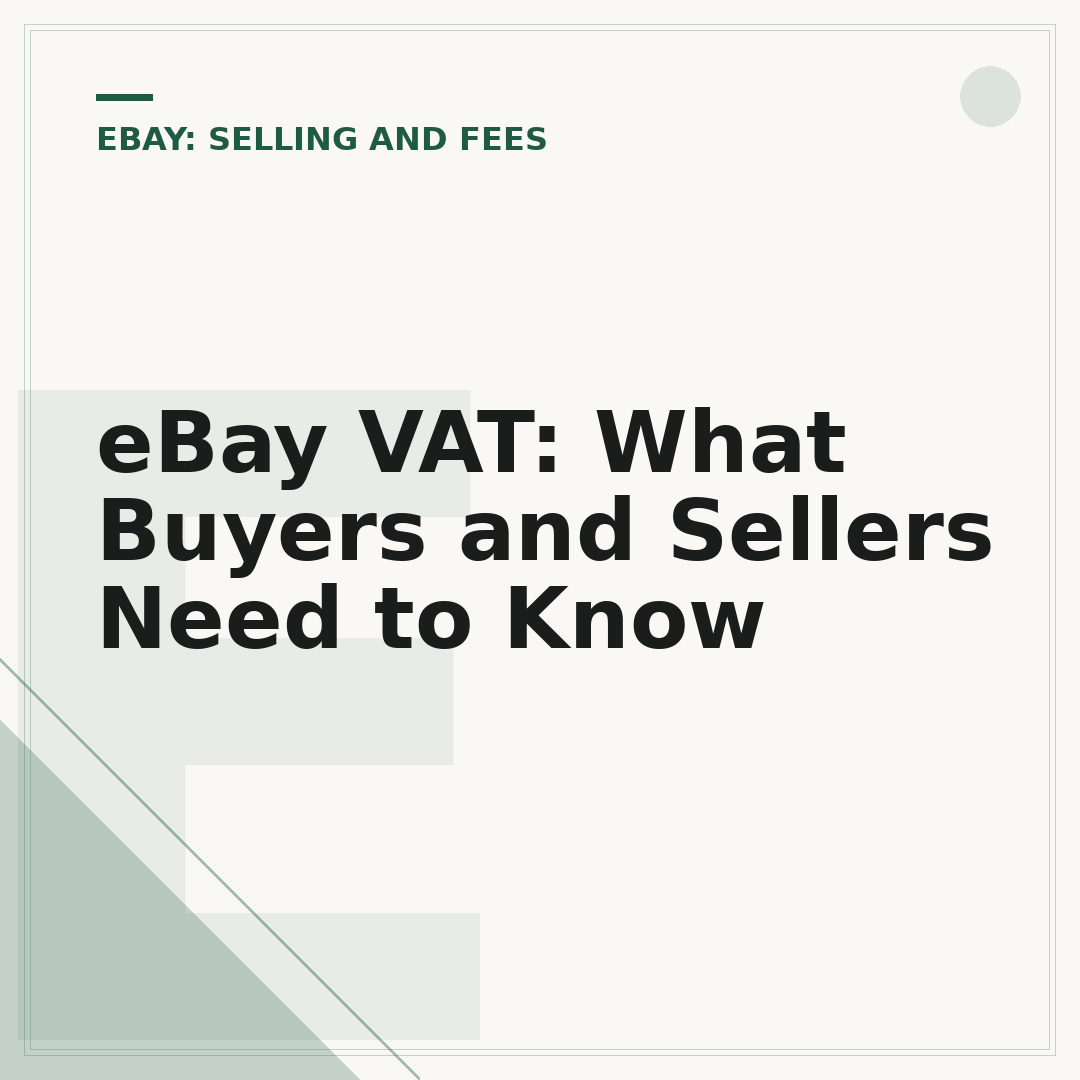 eBay VAT: What Buyers and Sellers Need to Know