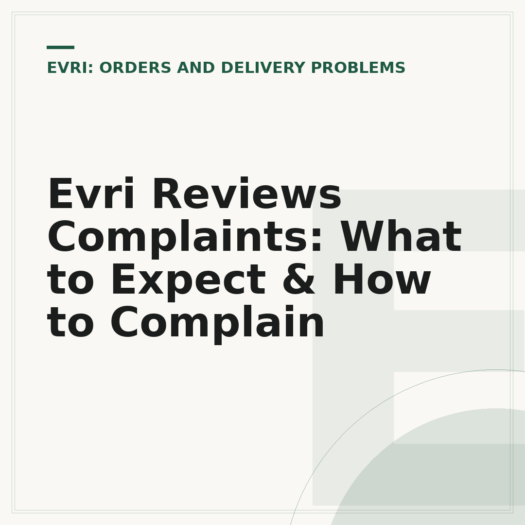 Evri Reviews Complaints: What to Expect & How to Complain