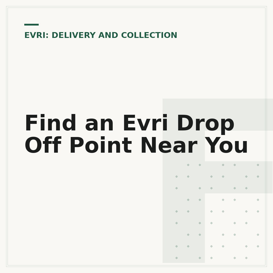 Find an Evri Drop Off Point Near You