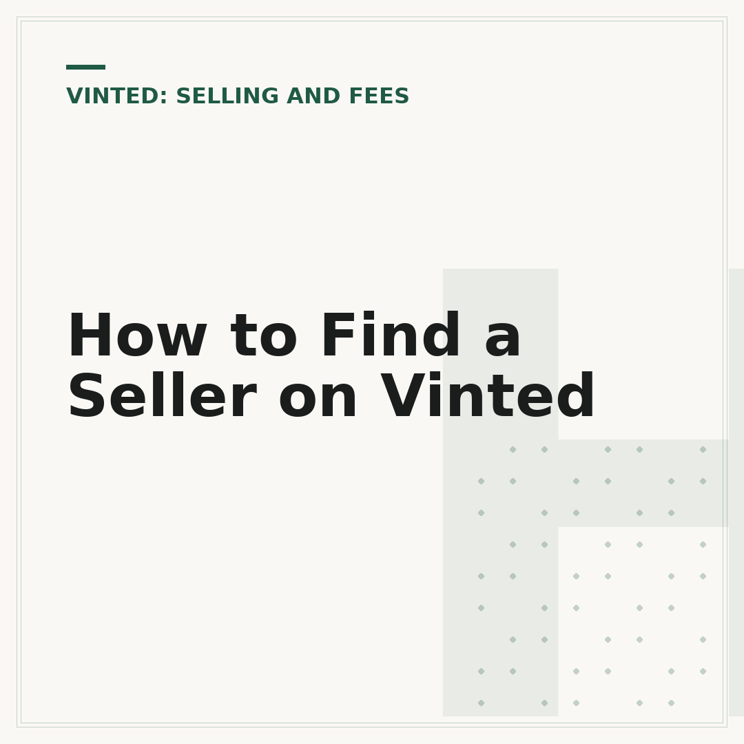 How to Find a Seller on Vinted