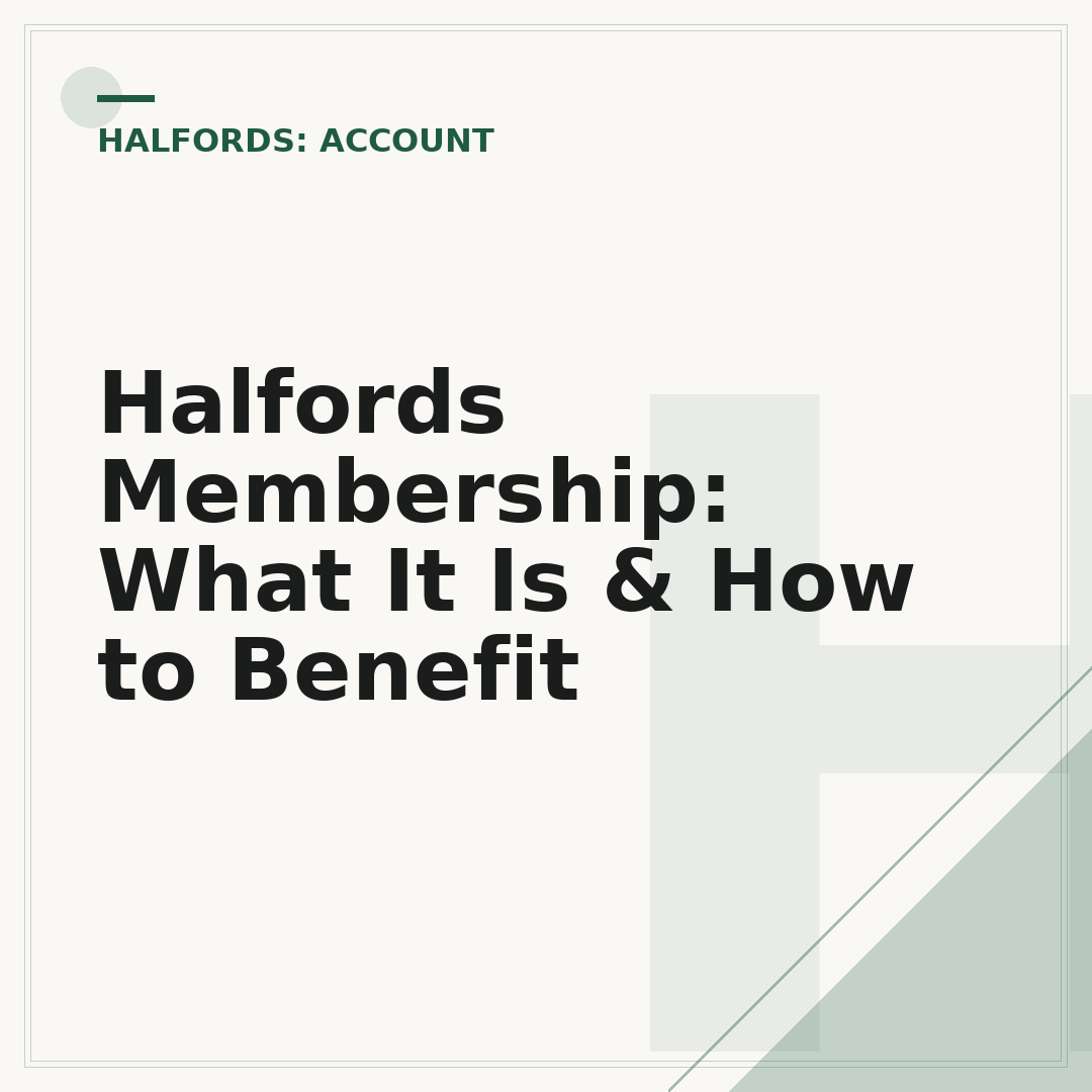 Halfords Membership: What It Is & How to Benefit