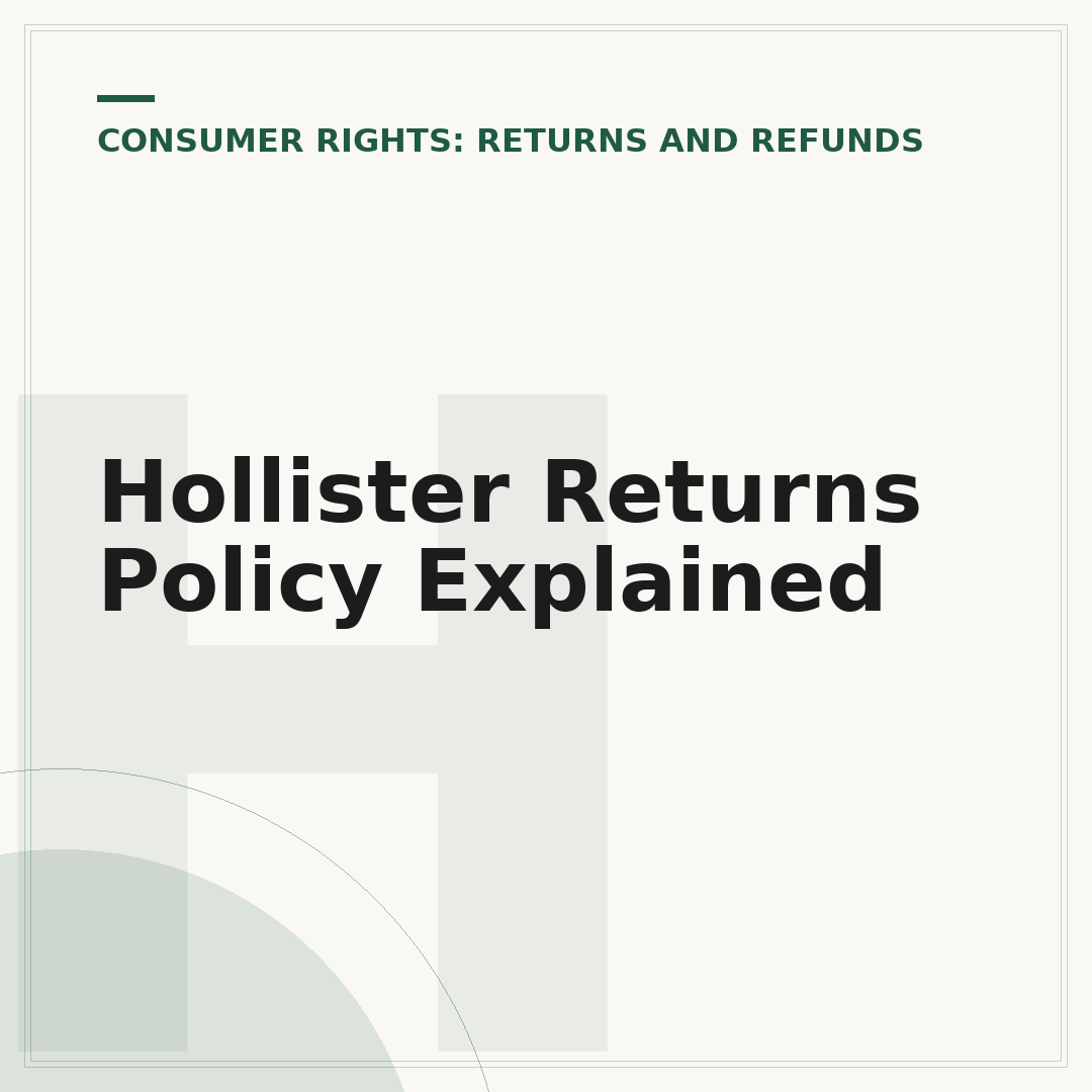 Hollister Returns Policy Explained