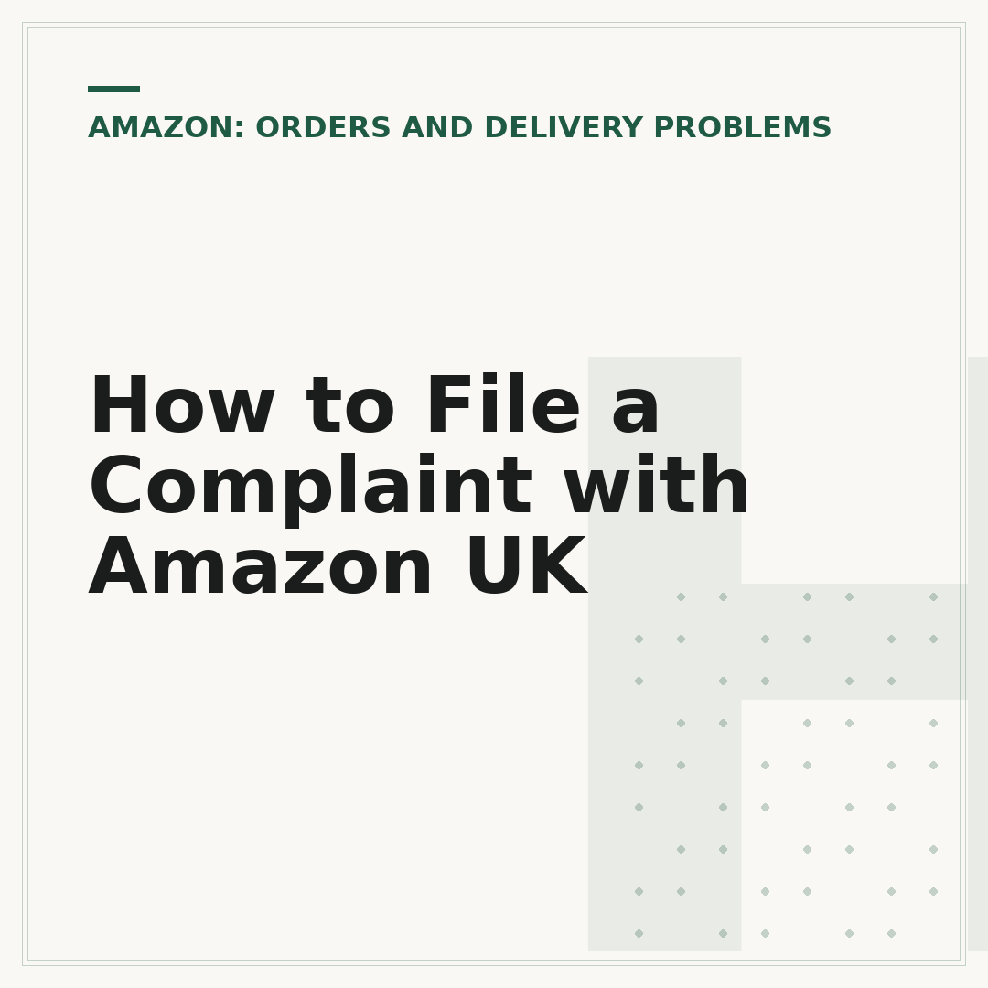 How to File a Complaint with Amazon UK