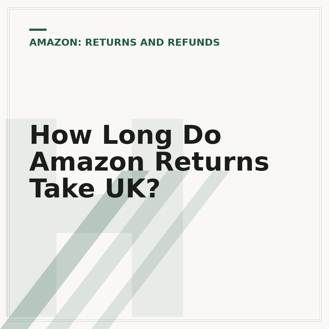 How Long Do Amazon Returns Take UK?