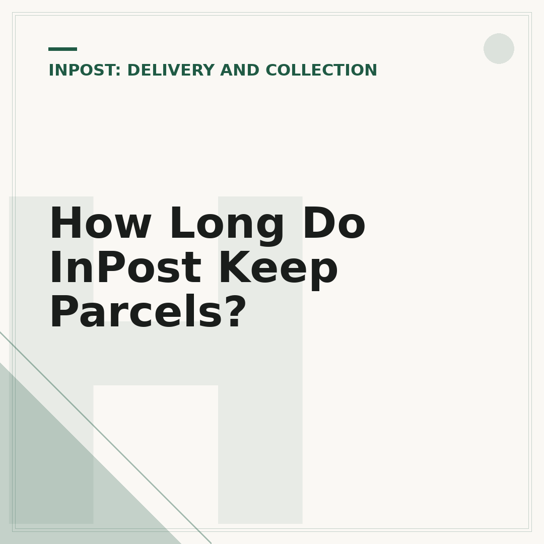 How Long Do InPost Keep Parcels?