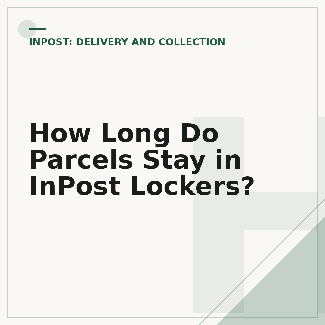 How Long Do Parcels Stay in InPost Lockers?