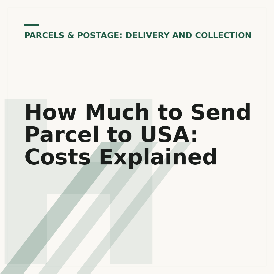 How Much to Send Parcel to USA: Costs Explained