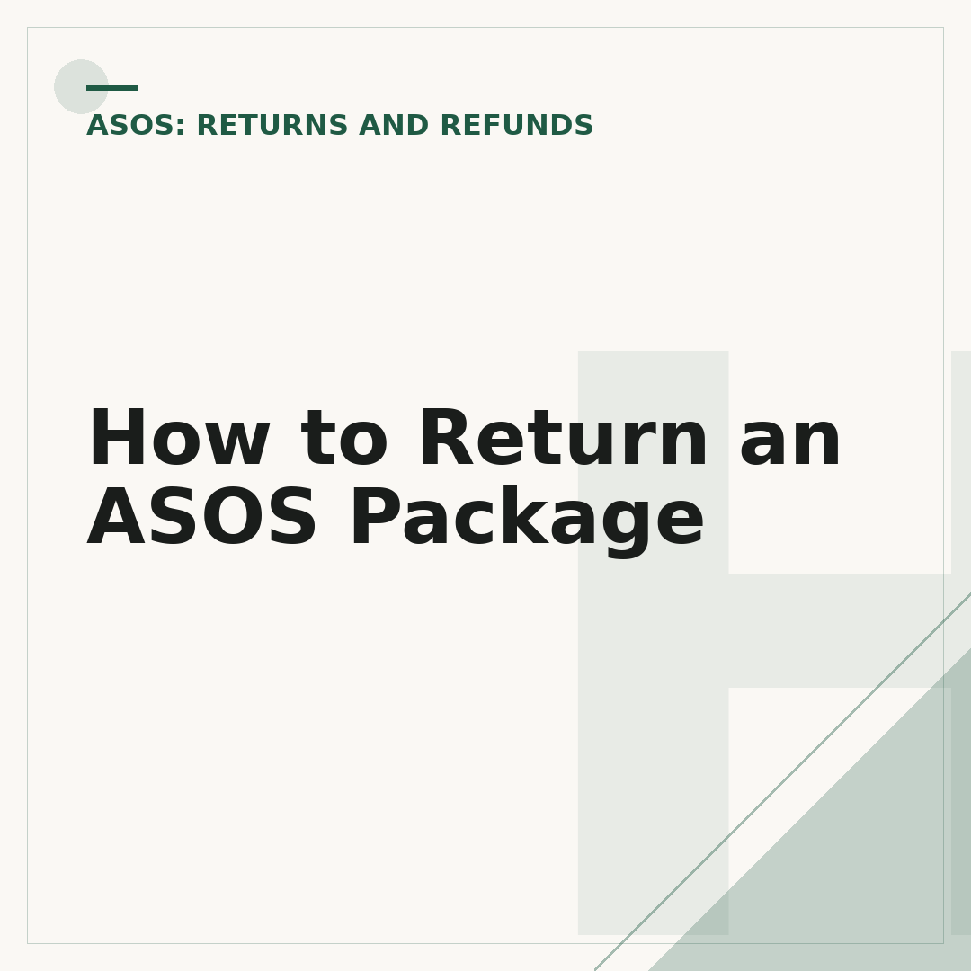 How to Return an ASOS Package
