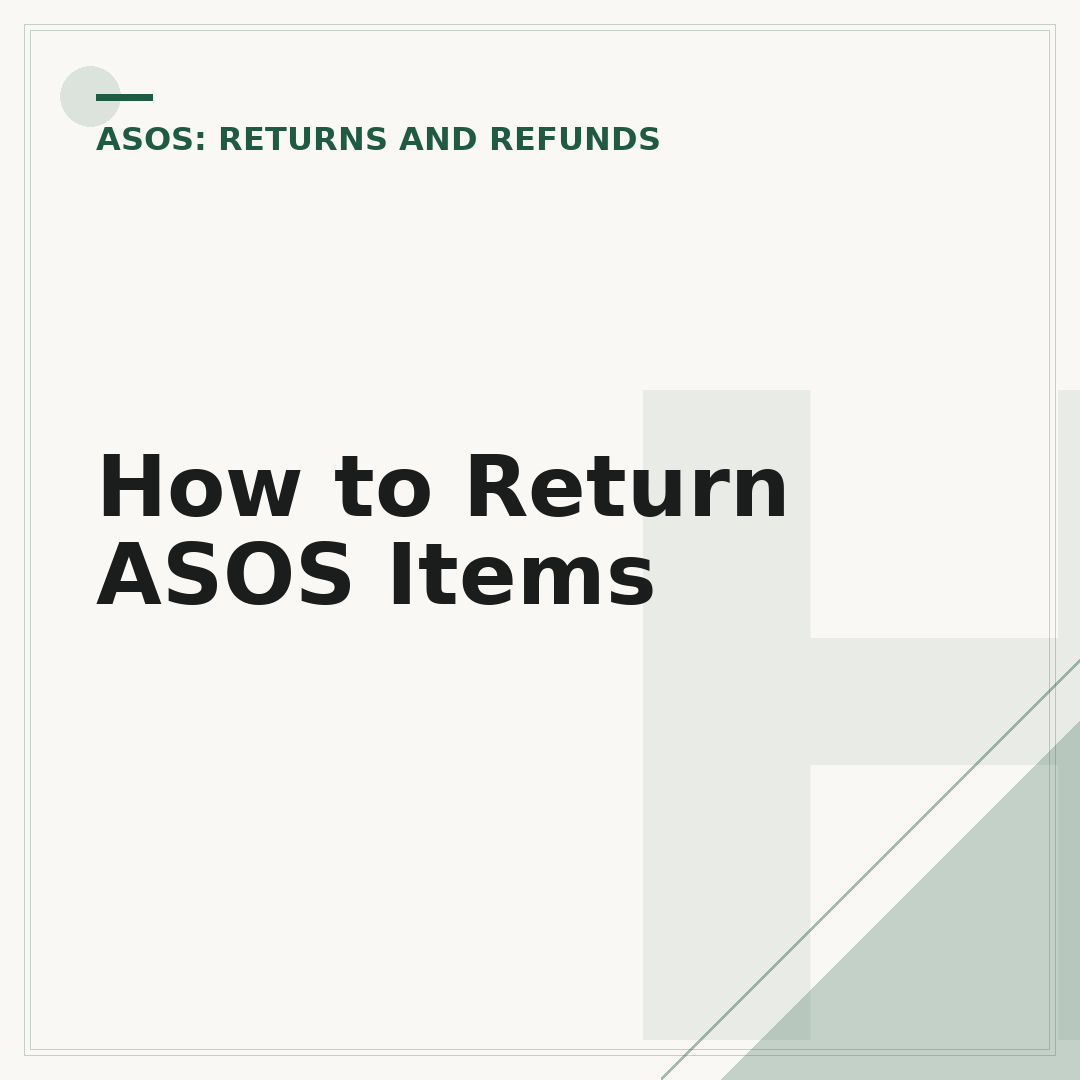 How to Return ASOS Items
