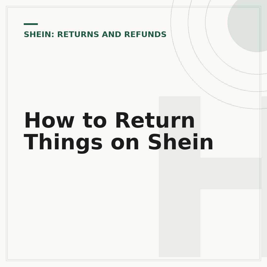 How to Return Things on Shein